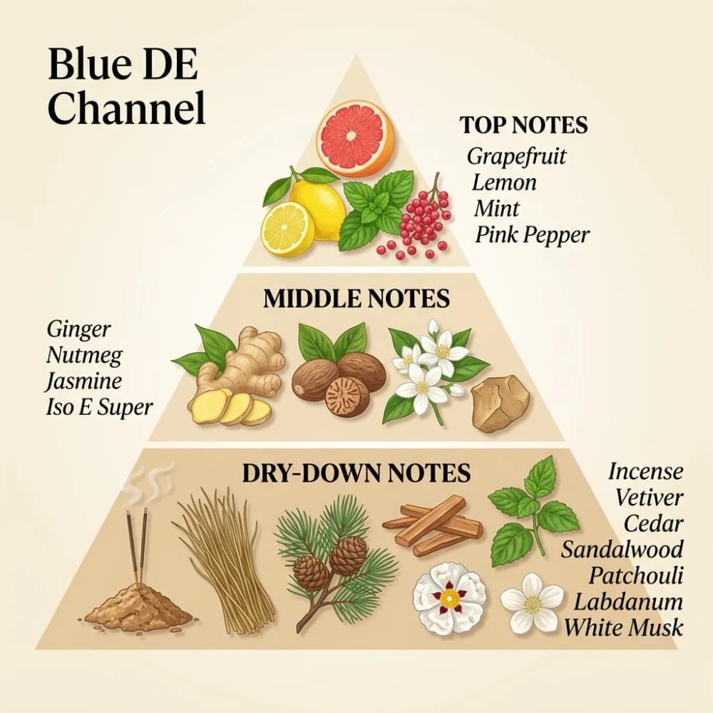 Blue DE Channel - Premium Fragrance by ScenZora Alternate View