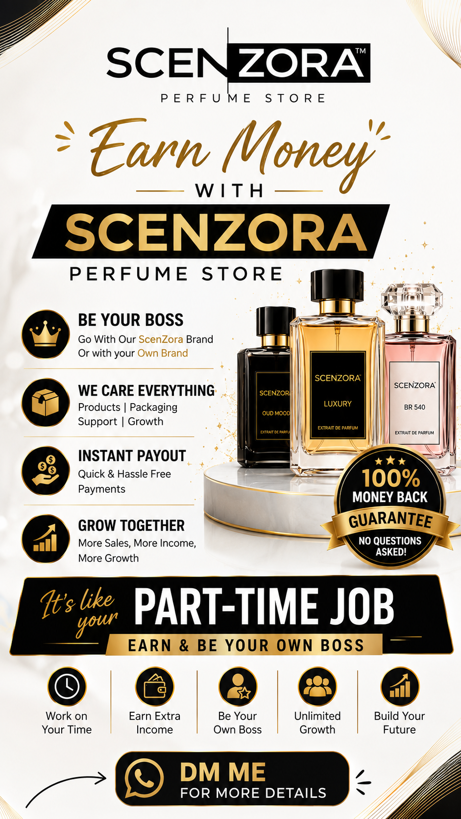 ScenZora Partner Program — Be your boss, instant payouts, grow together